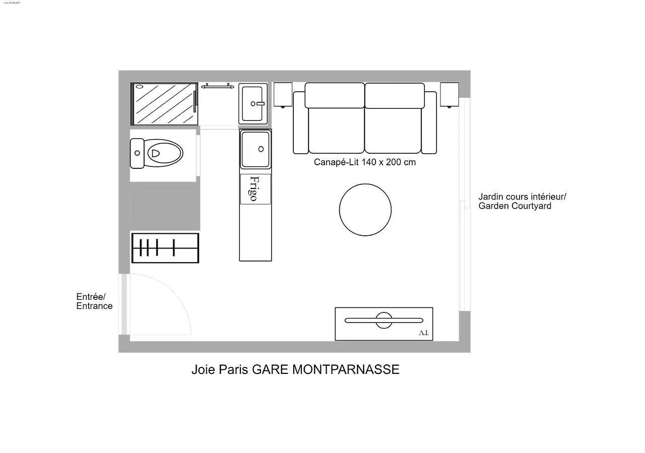 Joie Gare Montparnasse Apartament
